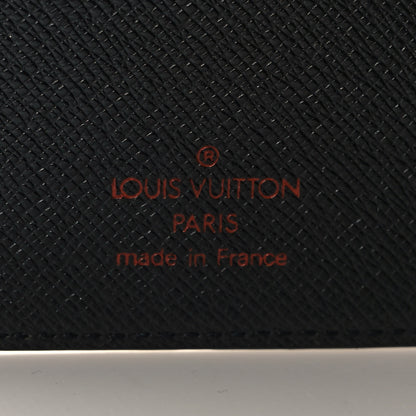 Louis Vuitton Epi Medium Ring Agenda Cover Black 6 of 6