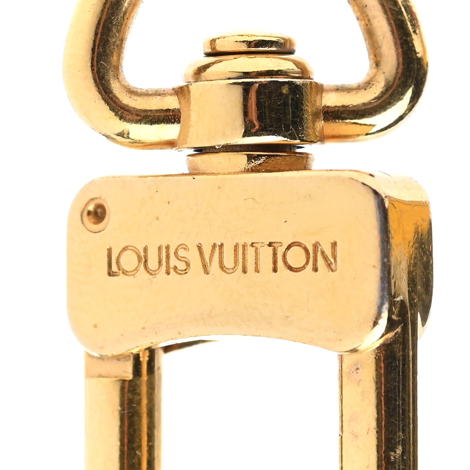 Louis Vuitton Pochette Extender Key Ring Gold 3 of 5