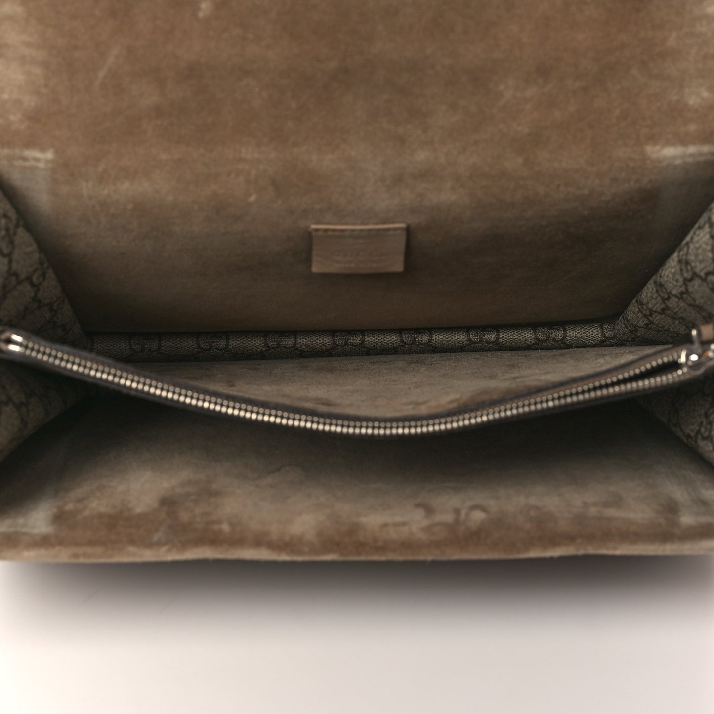 GG Supreme Monogram Bee Embroidered Medium Dionysus Shoulder Bag Taupe