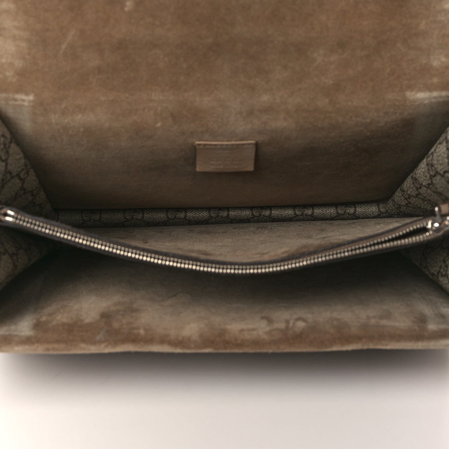 Gucci GG Supreme Monogram Bee Embroidered Medium Dionysus Shoulder Bag Taupe 5 of 8