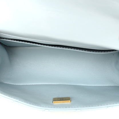 Chanel Aged Calfskin Quilted 2.55 Reissue Mini Flap Light Blue 5 of 10