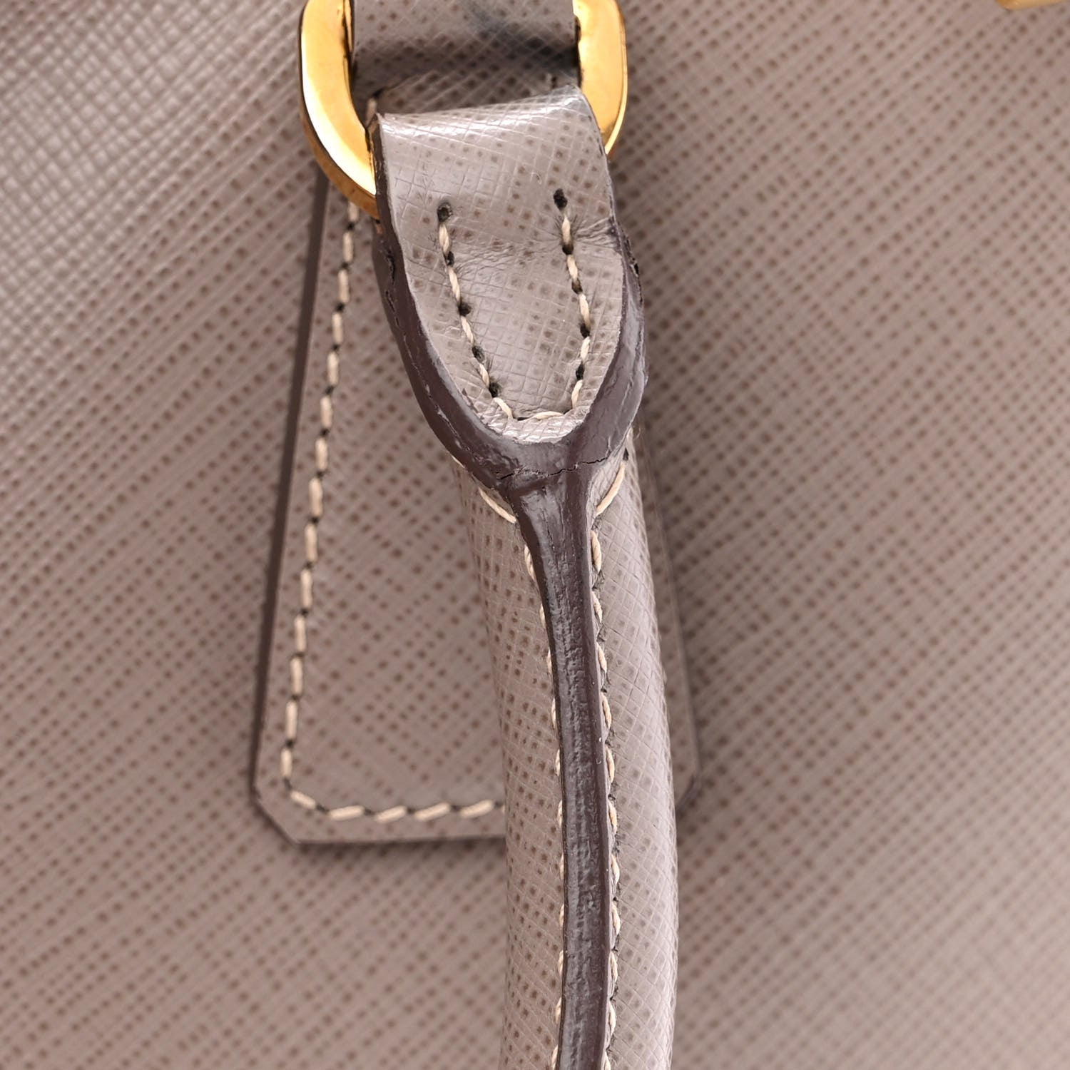 Prada Saffiano Small Galleria Double Zip Tote Argilla 26 of 29