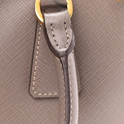 Prada Saffiano Small Galleria Double Zip Tote Argilla 26 of 29