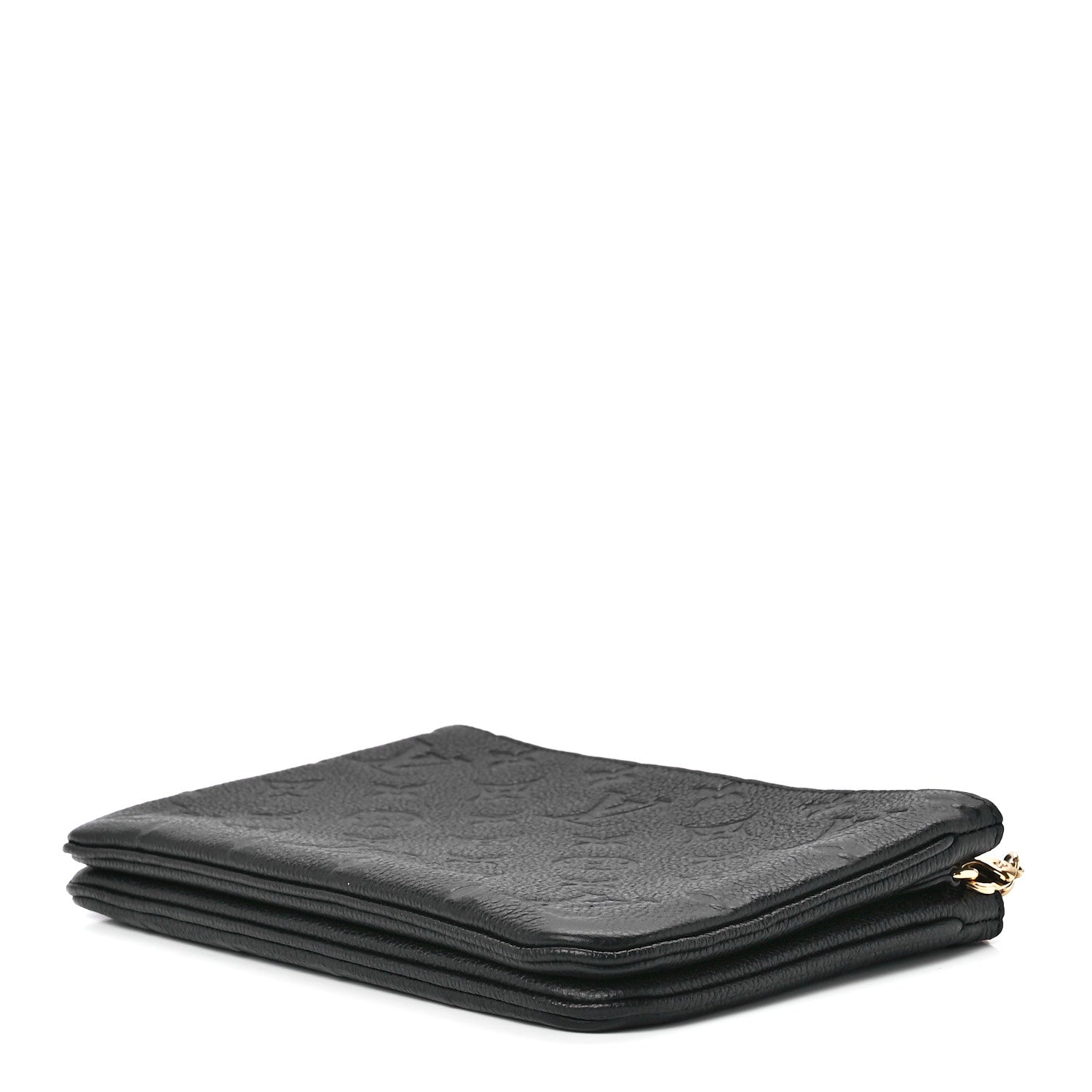 Louis Vuitton Empreinte Double Zip Pochette Black 9 of 11