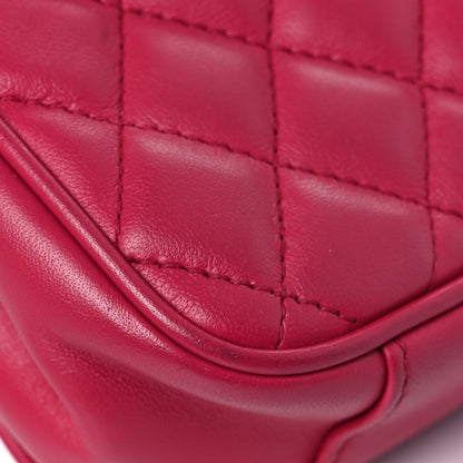 Chanel Lambskin Quilted Small Lovely Day Flap Pink 14 of 15