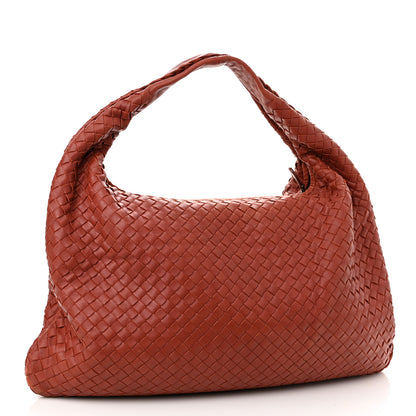 Bottega Veneta Nappa Intrecciato Large Veneta Hobo Rust 2 of 10