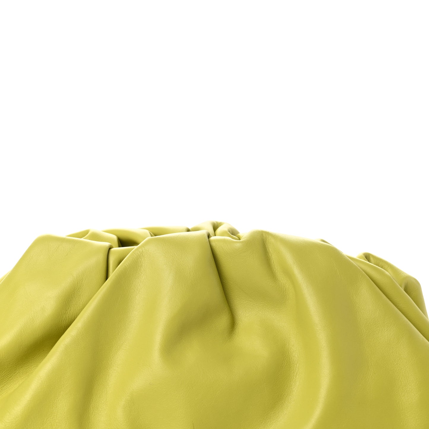 Smooth Butter Calf The Pouch Oversized Clutch Kiwi