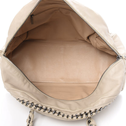 Chanel Smooth Calfskin Large Luxe Ligne Bowler Light Beige 5 of 16