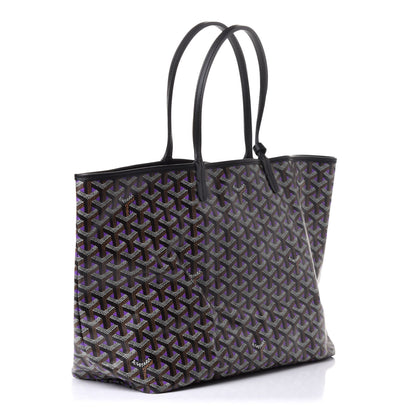 Goyard Goyardine Saint Louis Claire Voie PM Black Violet 5 of 10