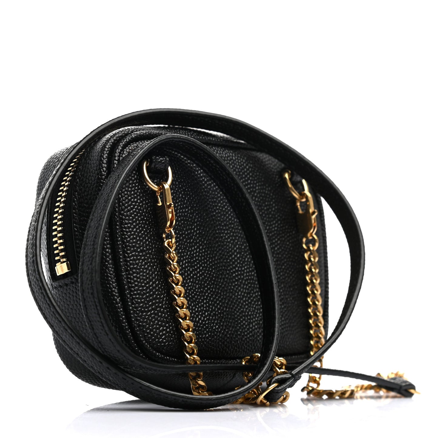 Grain De Poudre Matelasse Monogram Baby Lou Camera Bag Black