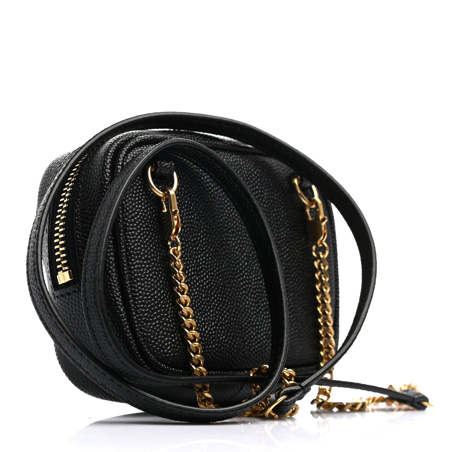Saint Laurent Grain De Poudre Matelasse Monogram Baby Lou Camera Bag Black 2 of 6