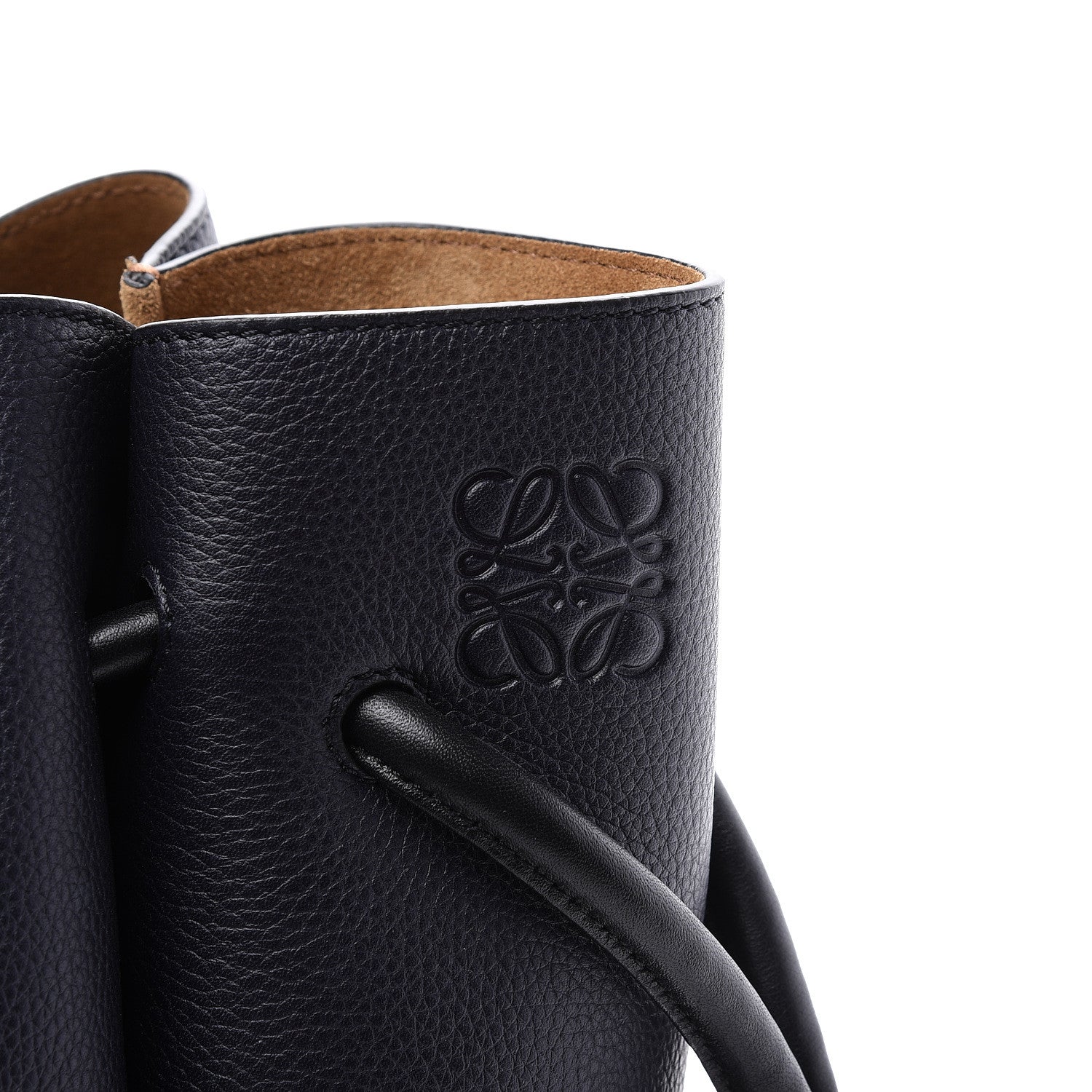 Loewe Calfskin Small Flamenco Knot Bag Midnight Blue Black 8 of 9