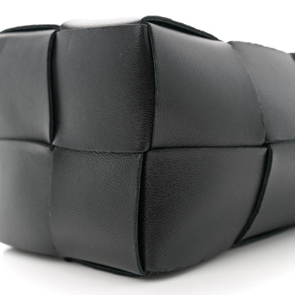 Bottega Veneta Nappa Maxi Intrecciato Mini Cassette Bucket Bag Black 9 of 9