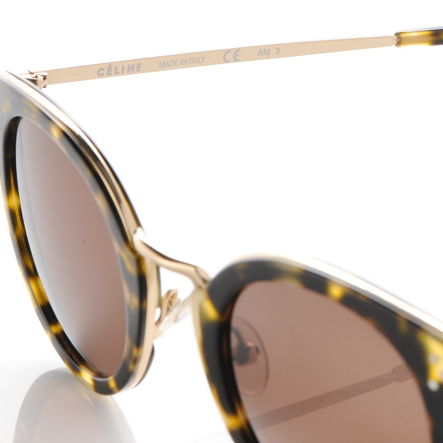 Celine Acetate Lea Sunglasses CL41373/S Dark Havana 6 of 7