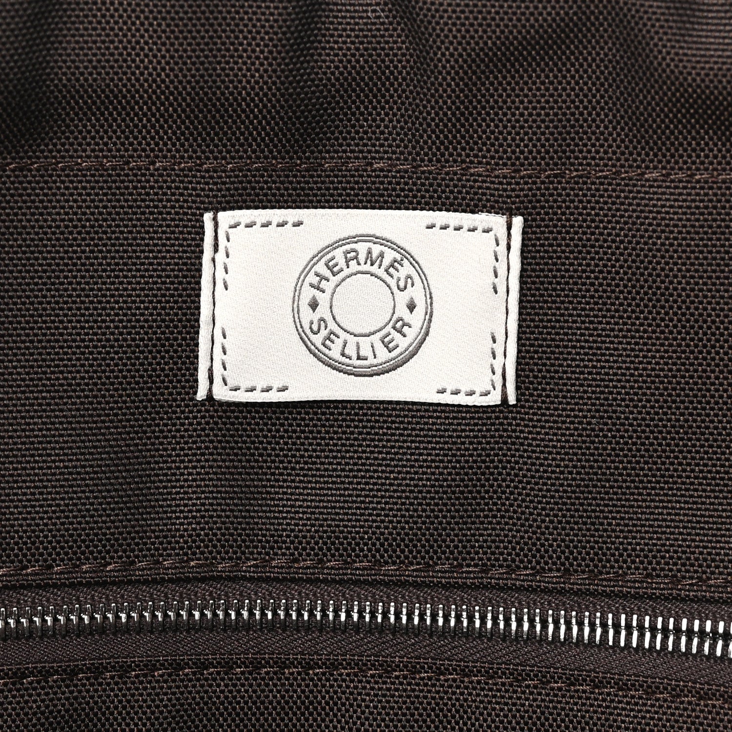 Hermes Felt Sac De Pansage Groom Bag Acier 7 of 11