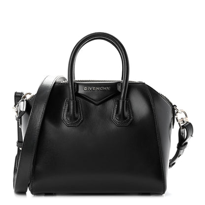 Givenchy Shiny Lord Calfskin Mini Antigona Black 1 of 13