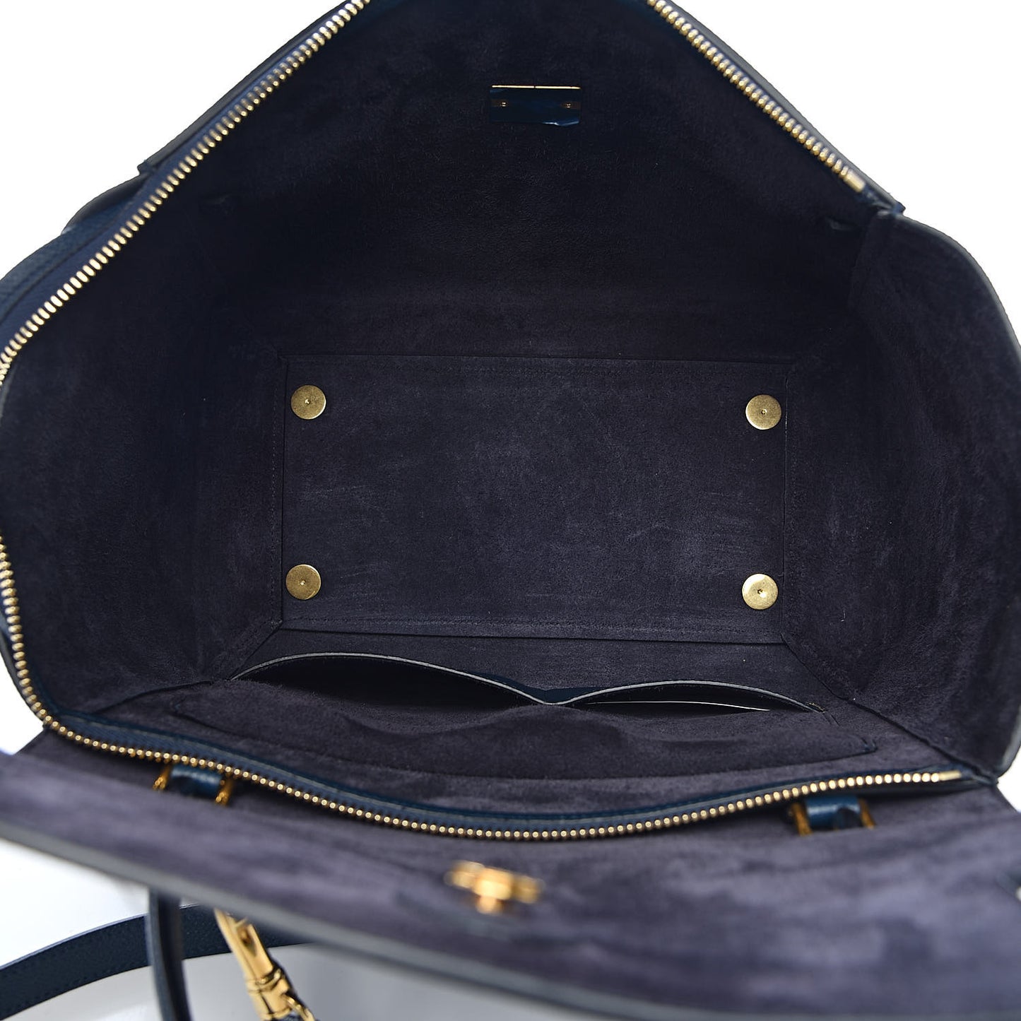 Grained Calfskin Mini Belt Bag Deepsea