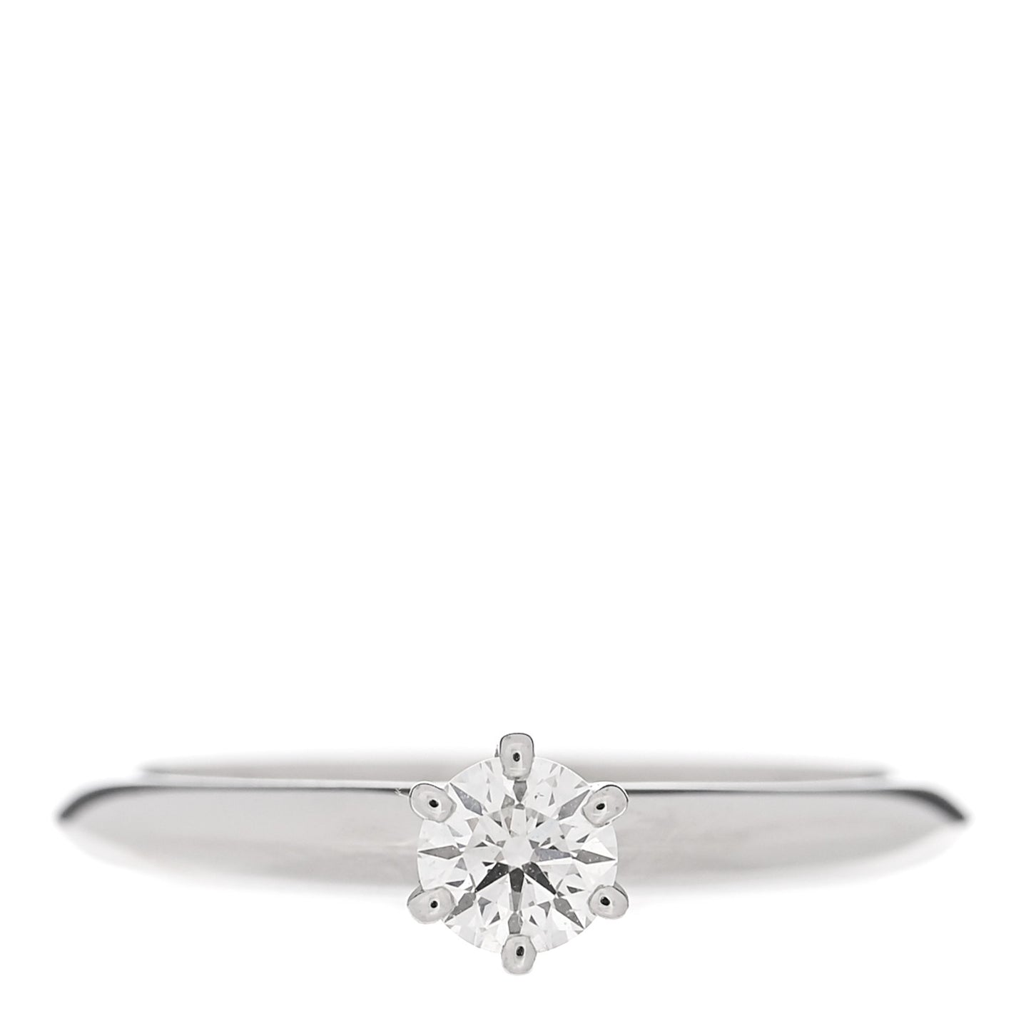 Platinum Diamond .24ct Solitaire Engagement Ring 49 5