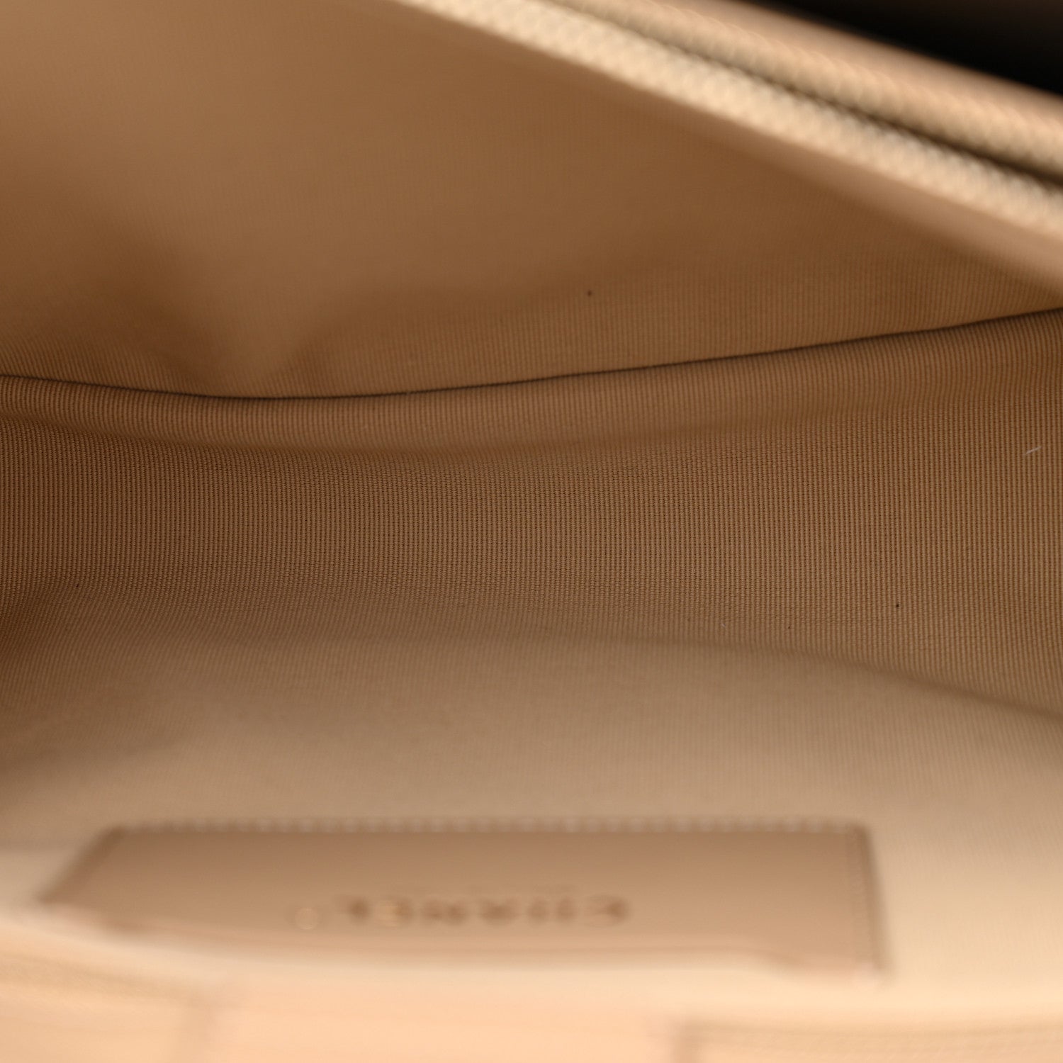 Chanel Shiny Caviar Quilted Chain Handle Shopping Tote Beige 5 of 12