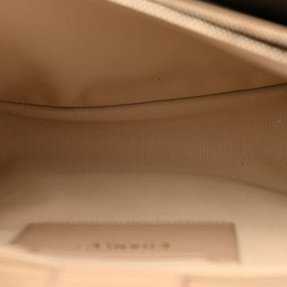 Chanel Shiny Caviar Quilted Chain Handle Shopping Tote Beige 5 of 12