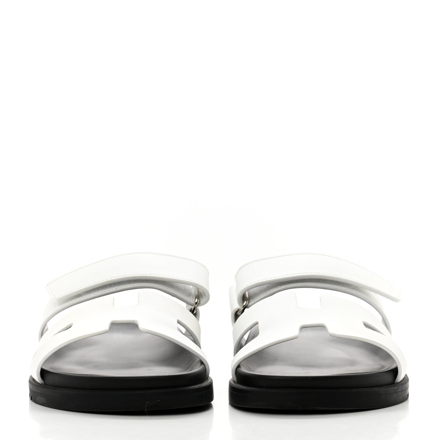 Calfskin Womens Chypre Sandals 38 White