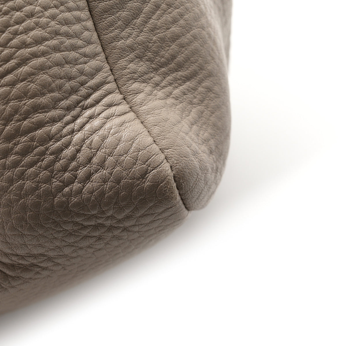 Vitello Daino Shopping Tote Argilla
