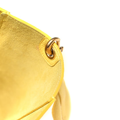 Celine Soft Grained Calfskin Small Sangle Bucket Bag Citron 11 of 11