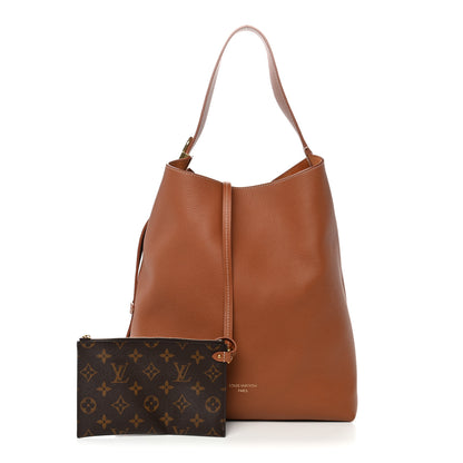 Louis Vuitton Grained Calfskin Low Key Hobo MM Cognac 2 of 10