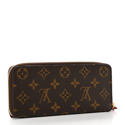 Louis Vuitton Monogram Clemence Wallet Fuchsia 3 of 7