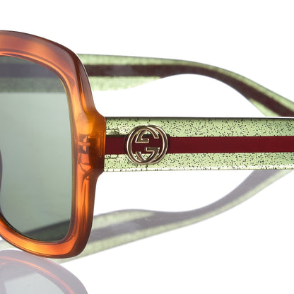 Gucci Oversize Square Web GG 0036S Havana 7 of 8