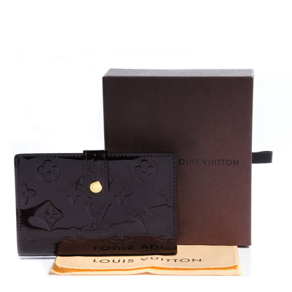 Louis Vuitton Vernis French Purse Wallet Amarante 5 of 8