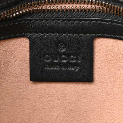 Gucci Calfskin Matelasse Small GG Marmont Shoulder Bag Black 6 of 10
