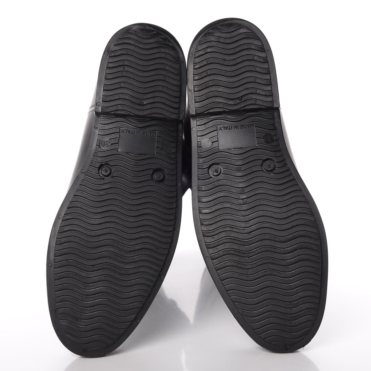 Rubber Roscot Belted Rain Boots 38 Black