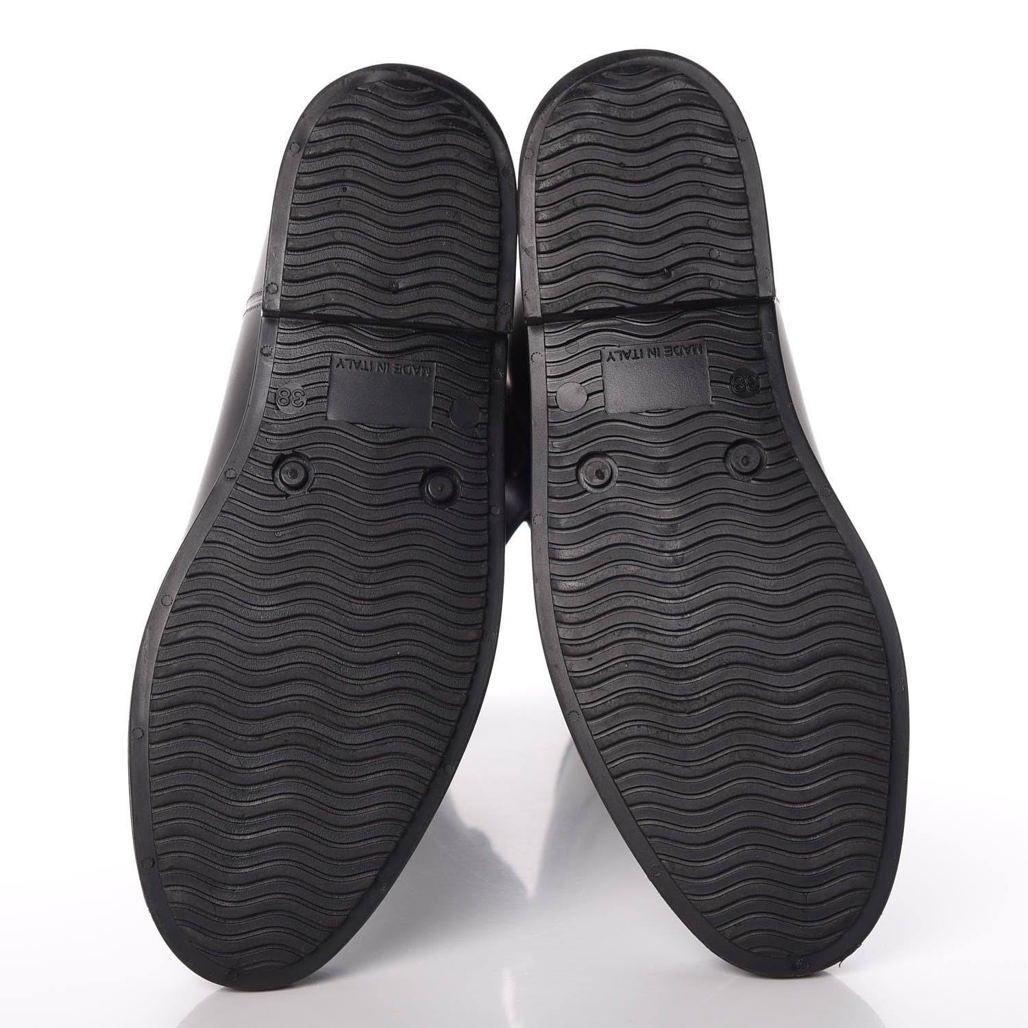 Burberry Rubber Roscot Belted Rain Boots 38 Black 7 of 13