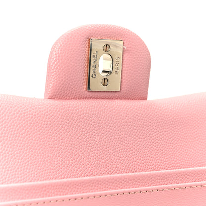 Chanel Caviar Quilted Medium Double Flap Light Pink 7 of 11