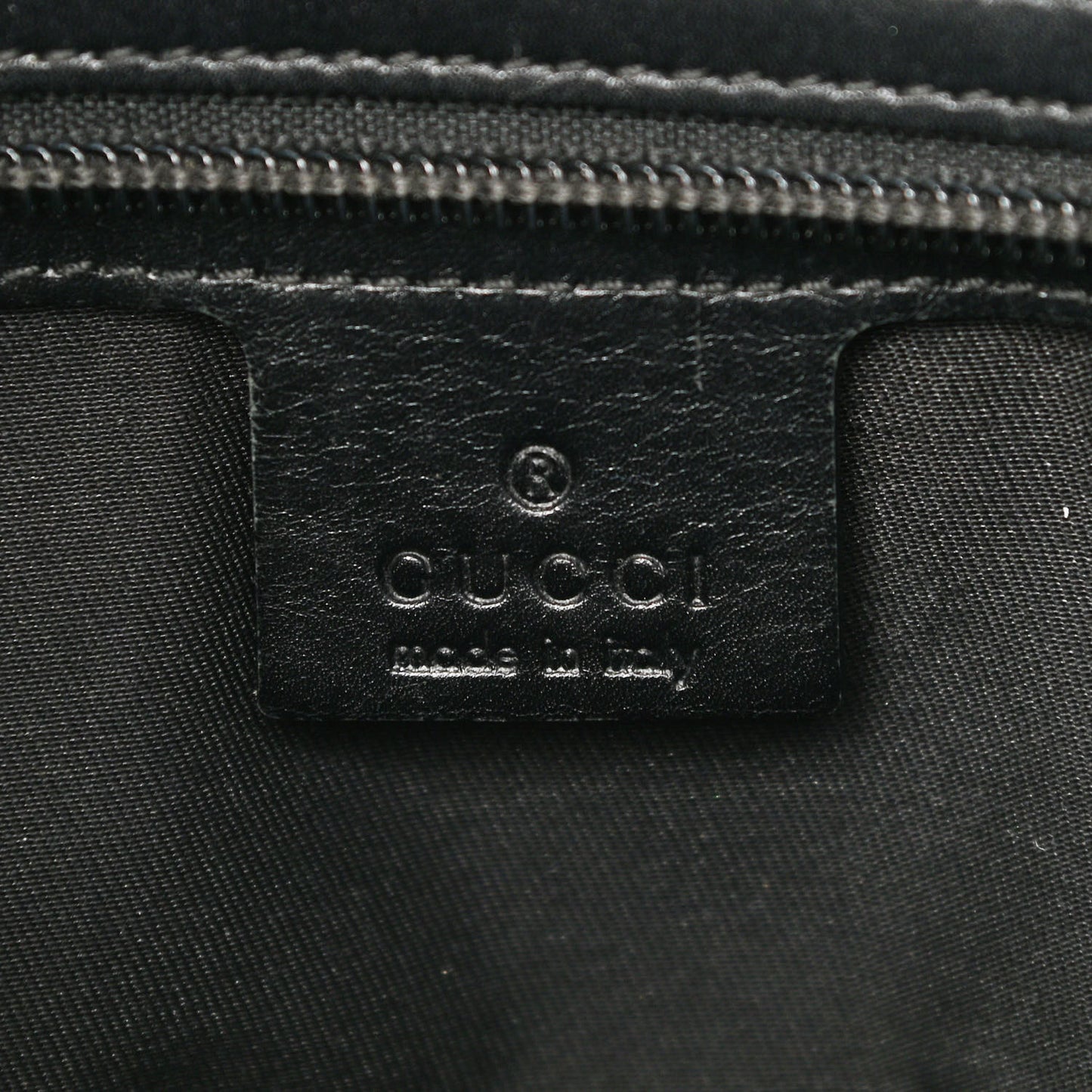 Guccissima Large Punch Tote Black