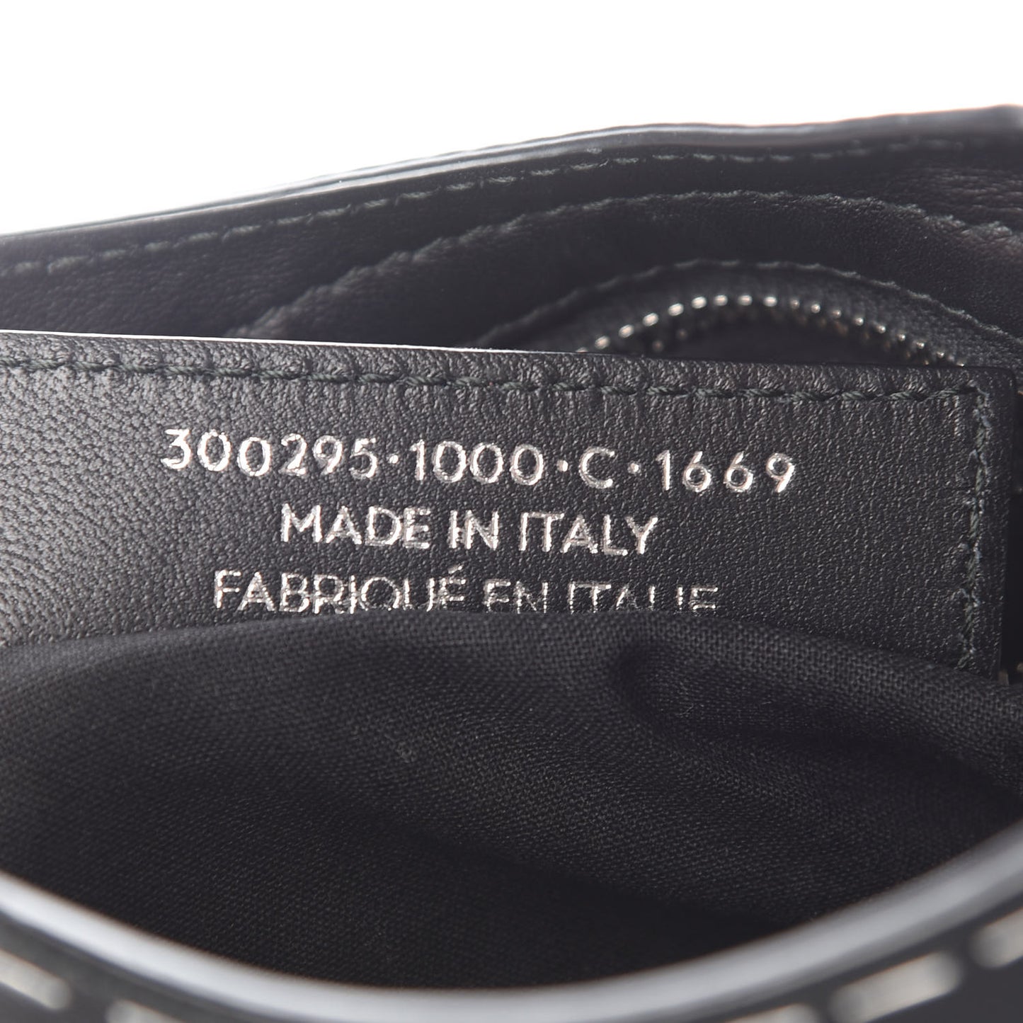 Calfskin Topstitch Classic Silver Hardware Mini City Black