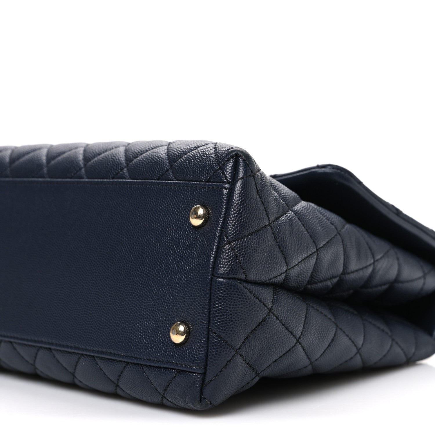 Chanel Caviar Quilted Medium Coco Handle Flap Black 10 of 11