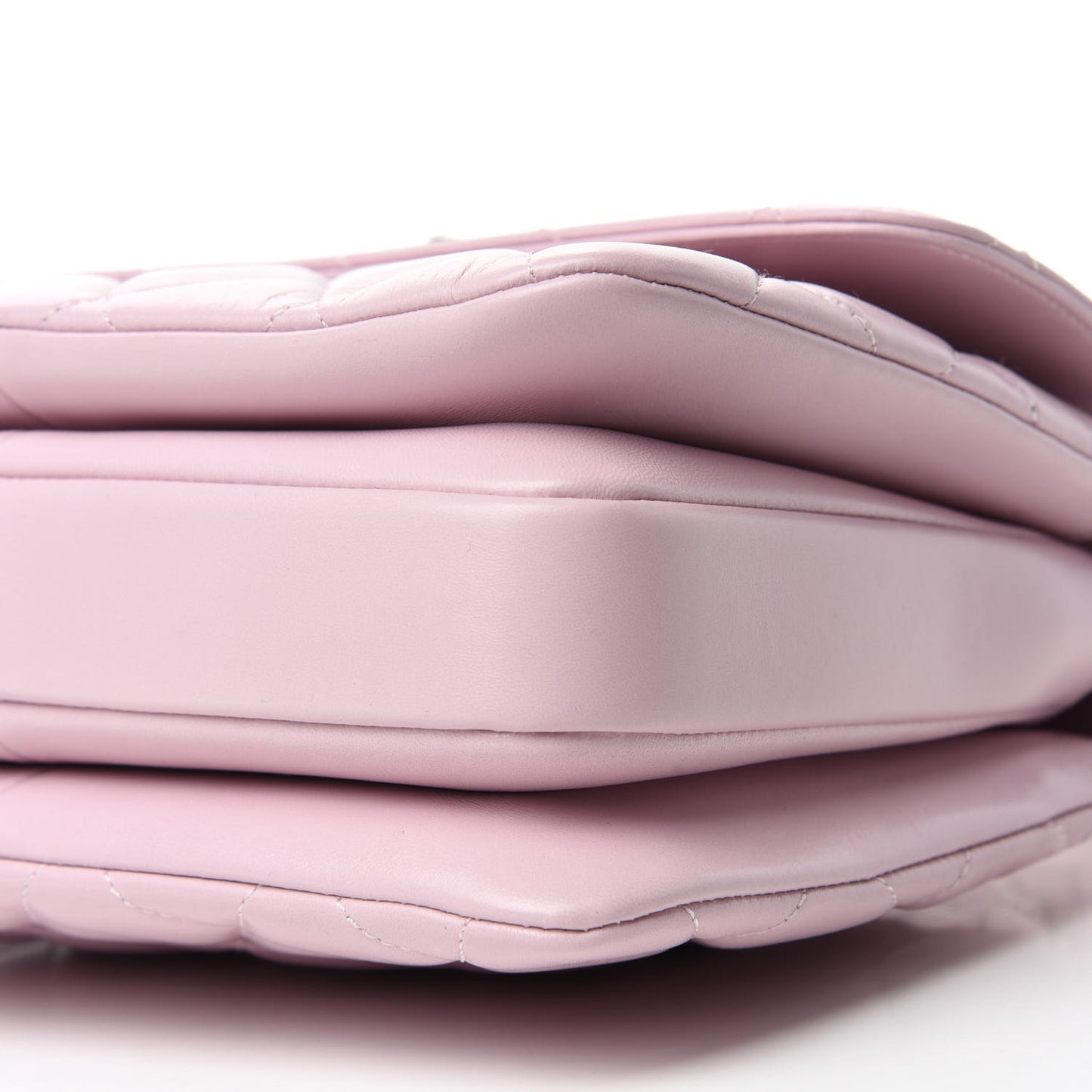 Lambskin Quilted Small Trendy CC Flap Dual Handle Bag Light Pink