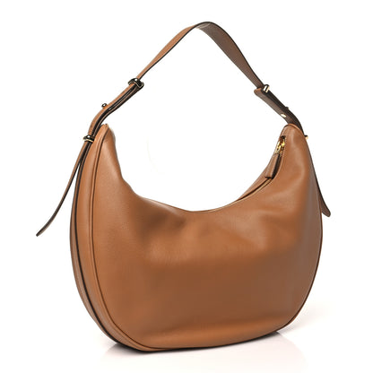 Prada Soft Calfskin Large Shoulder Bag Caramel 3 of 9