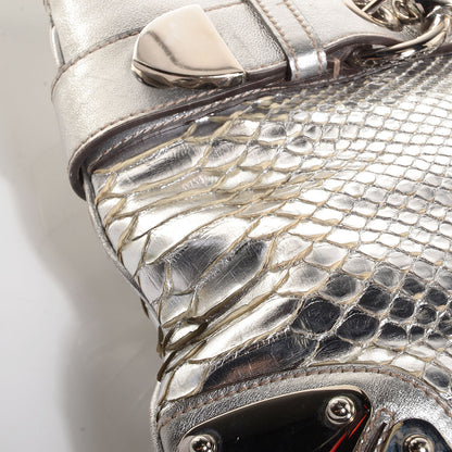 Gucci Python Romy Medium Tote Silver 9 of 9