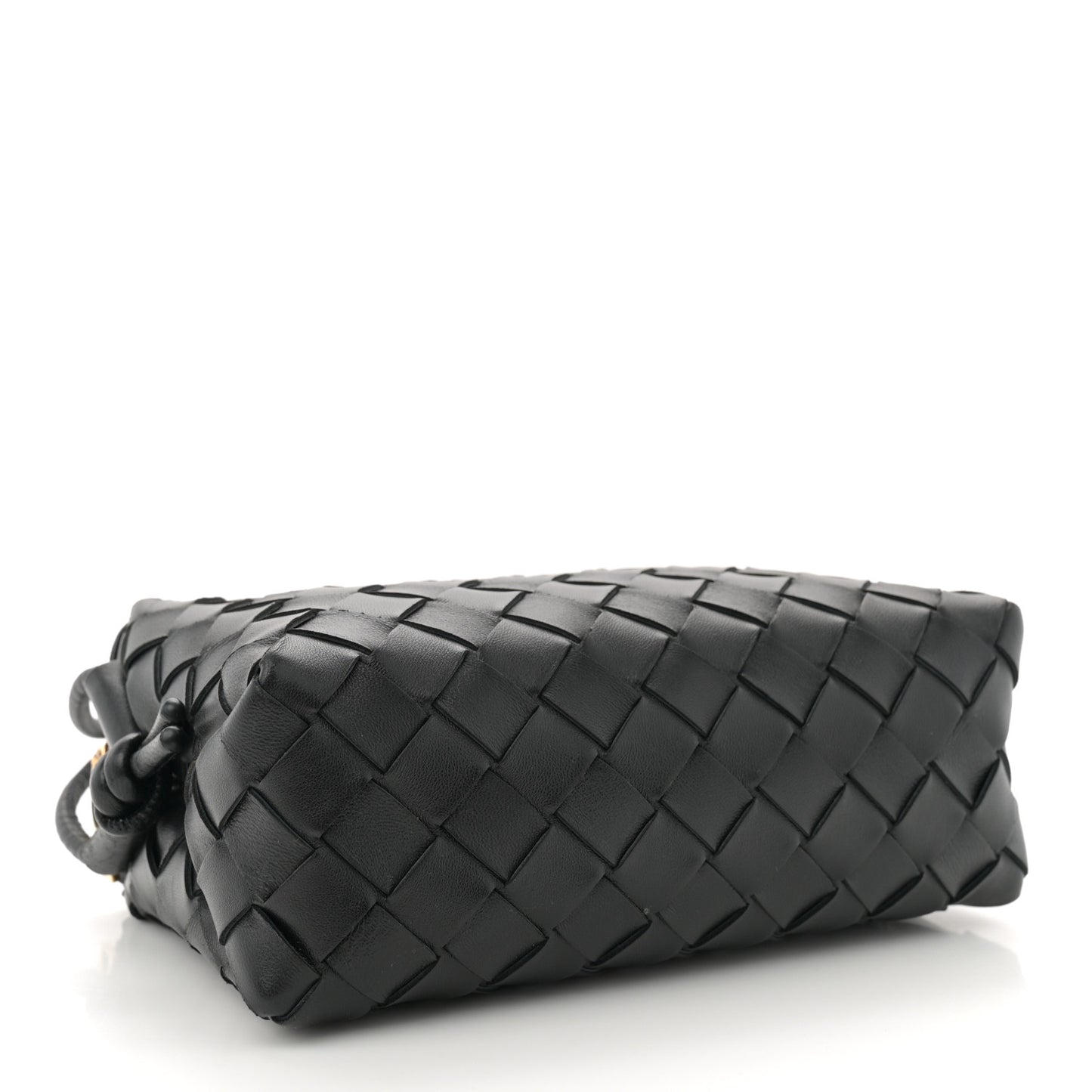 Nappa Intrecciato Mini Loop Camera Bag Black