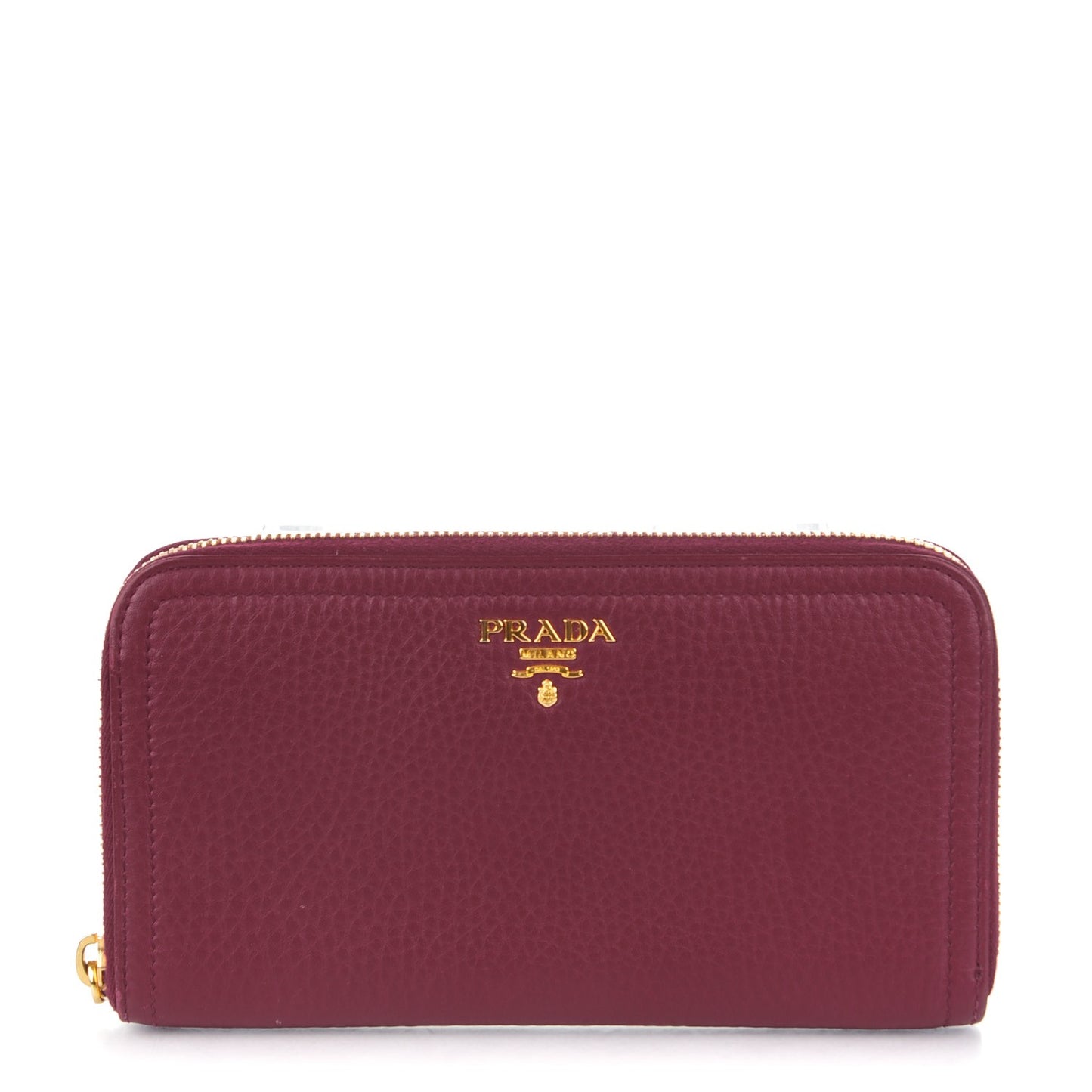 Vitello Daino Zip Around Wallet Ametista