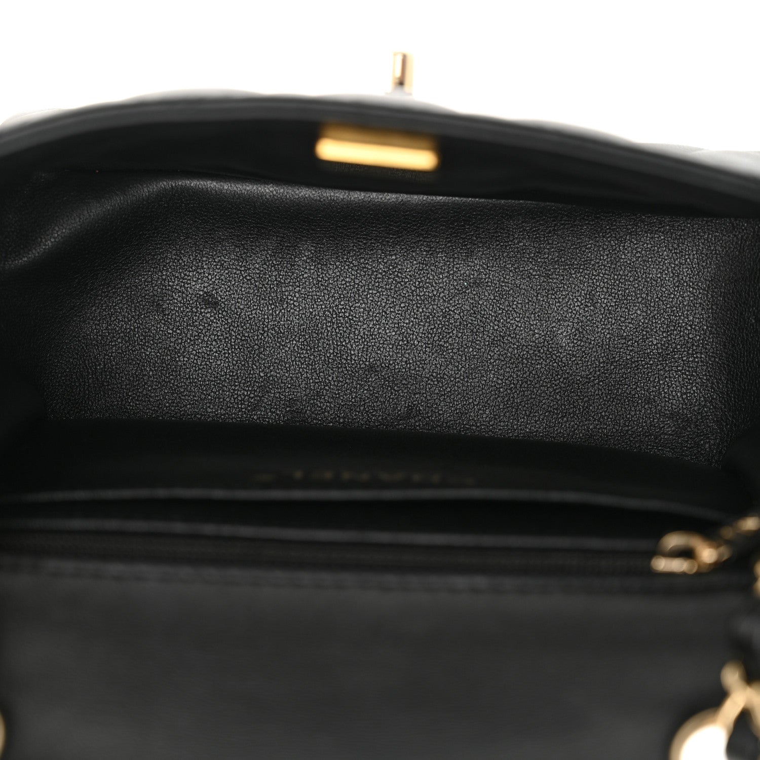 Chanel Lambskin Quilted Mini Square Flap Black 5 of 12