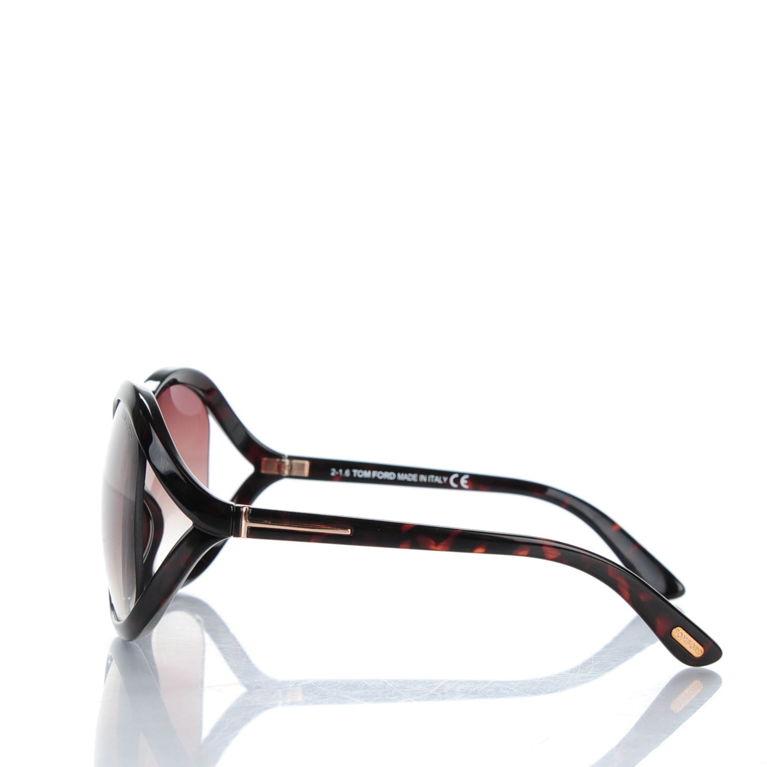 Tom Ford Sandra Crossover Sunglasses TF297 Havana Brown 2 of 5