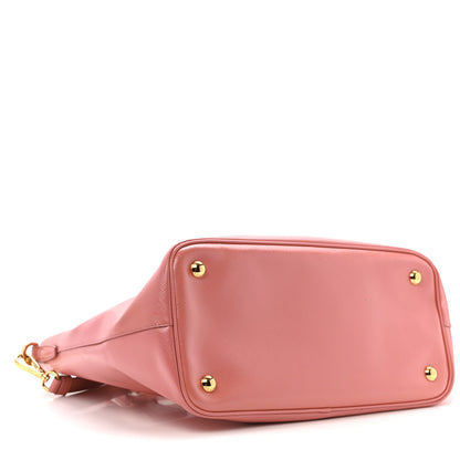 Prada Saffiano Vernice Galleria Shopping Tote Begonia 4 of 14