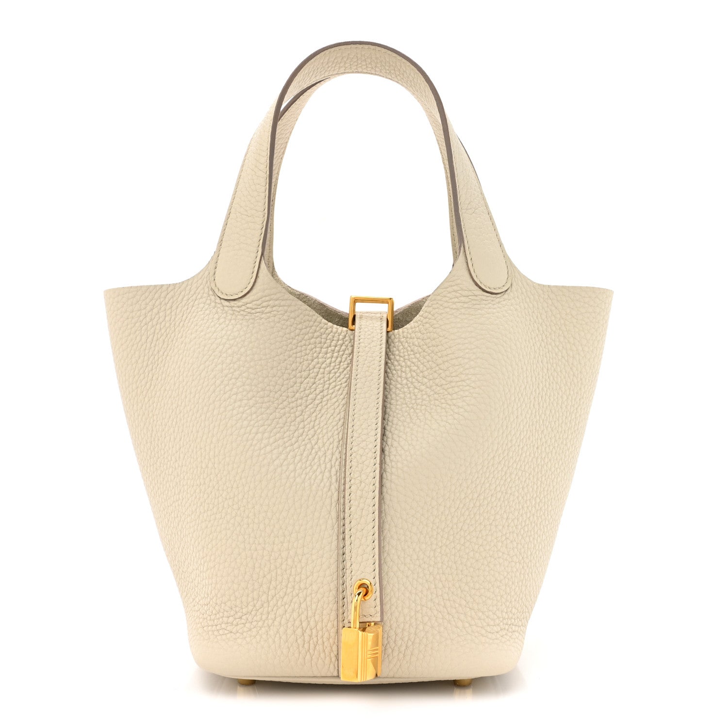 Hermes Taurillon Clemence Picotin Lock 18 PM Gris Perle 1 of 10