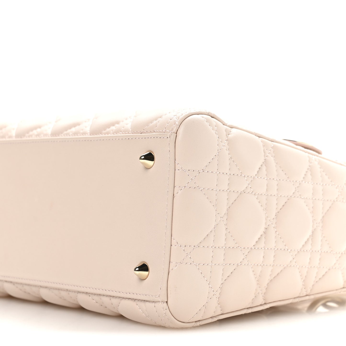 Lambskin Cannage Medium Lady Dior Powder Pink