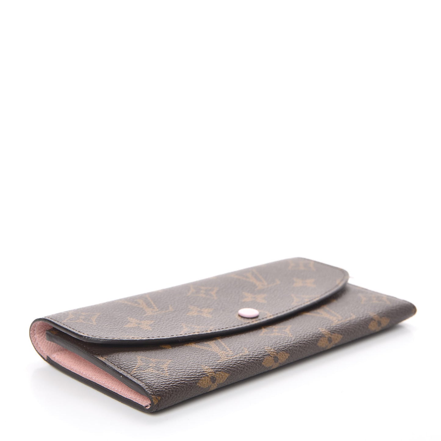 Monogram Emilie Wallet Rose Ballerine