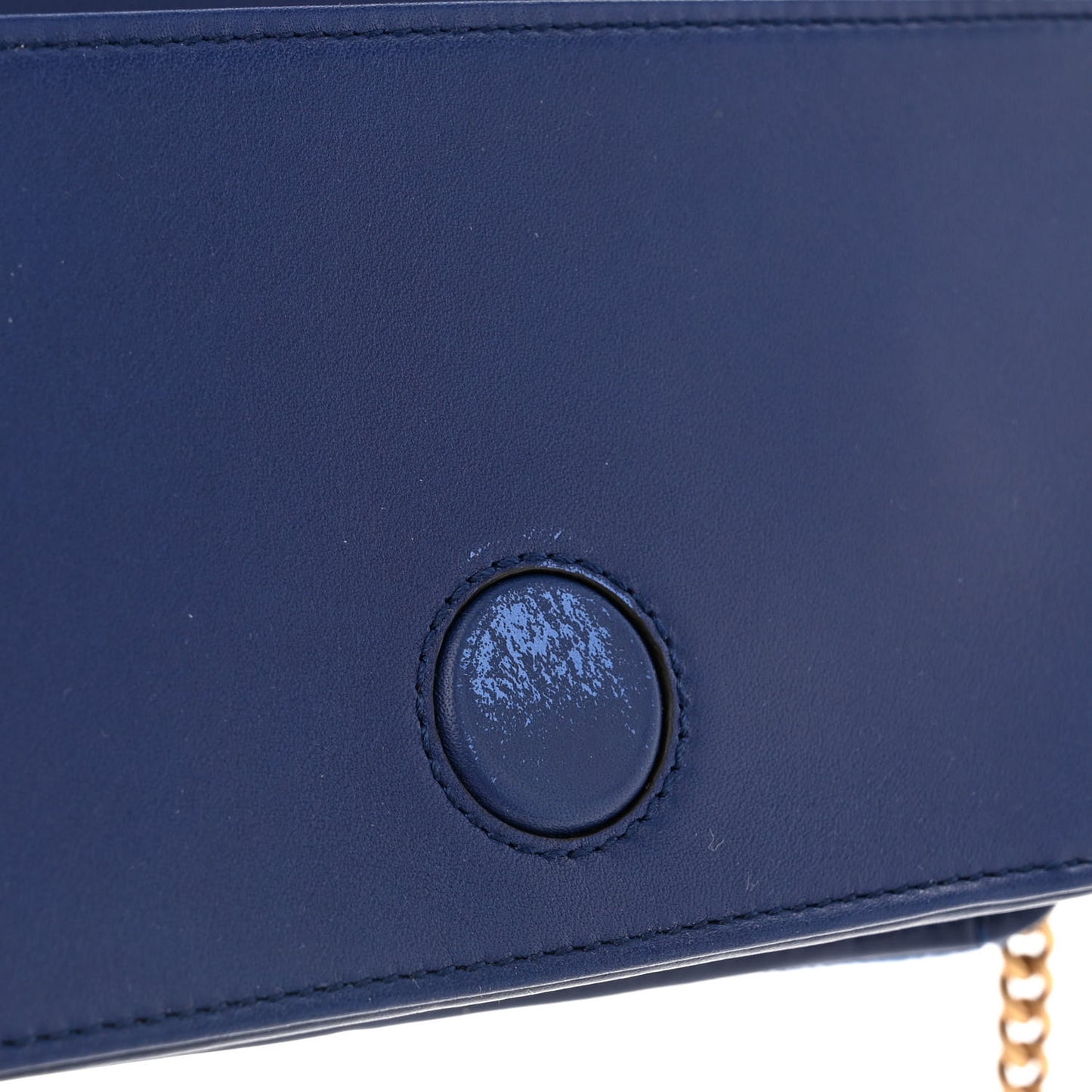 Velvet Matelasse GG Marmont Mini Bag Cobalt Blue
